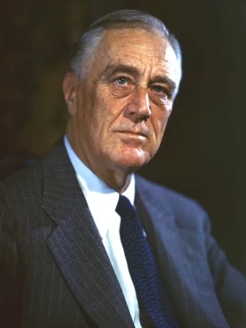 Portrait of Franklin D. Roosevelt