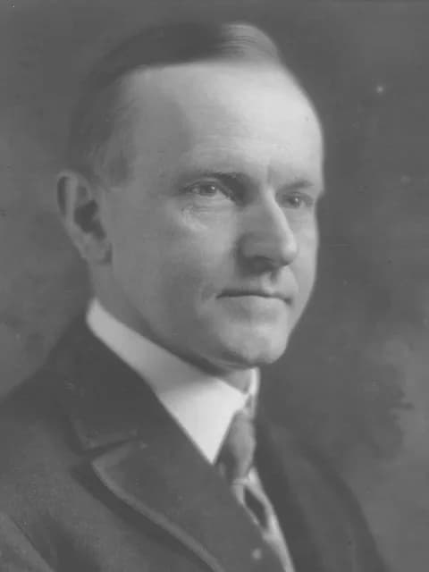 Portrait of Calvin Coolidge