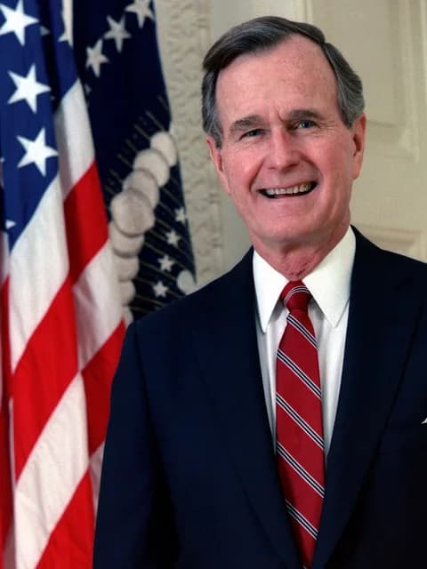 Portrait of George H. W. Bush