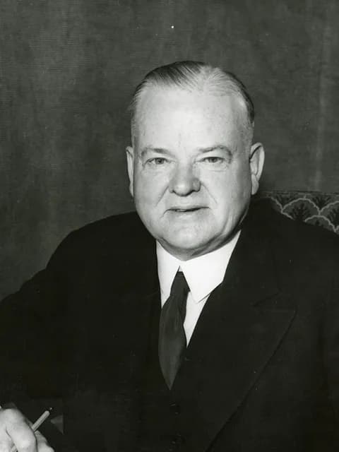 Portrait of Herbert Hoover